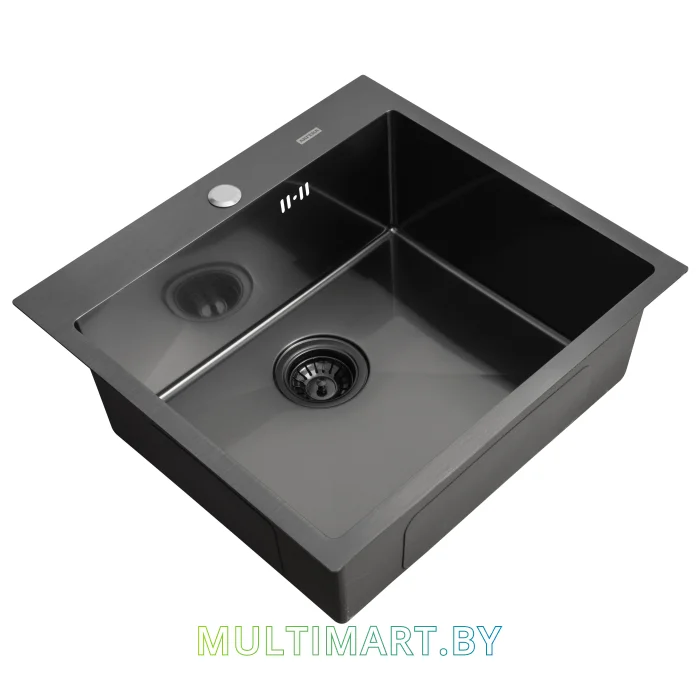Кухонная мойка ARFEKA AF 500x505 Black PVD Nano